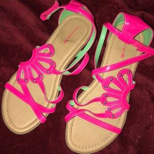 Pink sandals